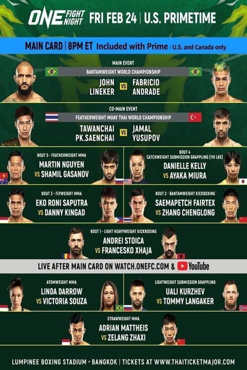 ONE Fight Night 7: Lineker vs. Andrade II