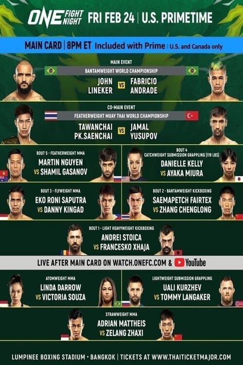 ONE Fight Night 7: Lineker vs. Andrade II