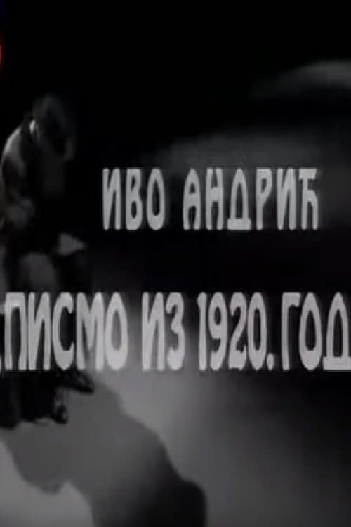 Pismo iz 1920.