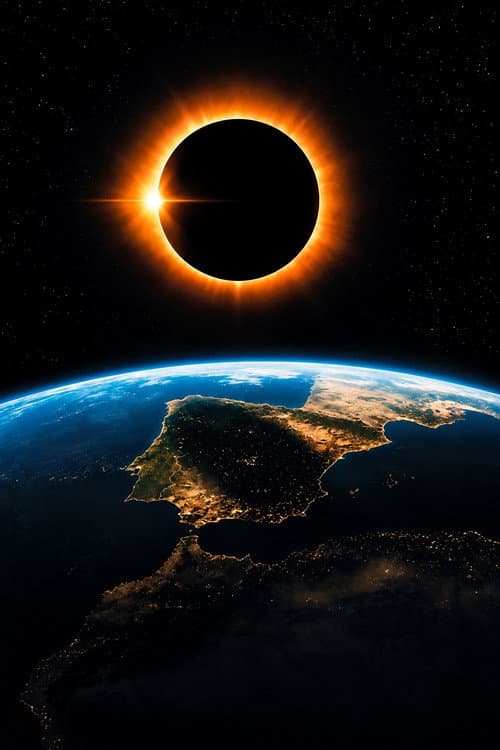 España bajo el eclipse total