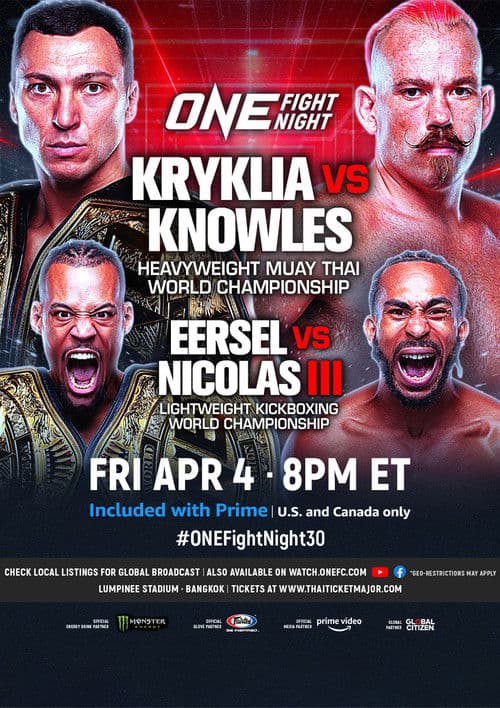 ONE Fight Night 30: Kryklia vs. Knowles