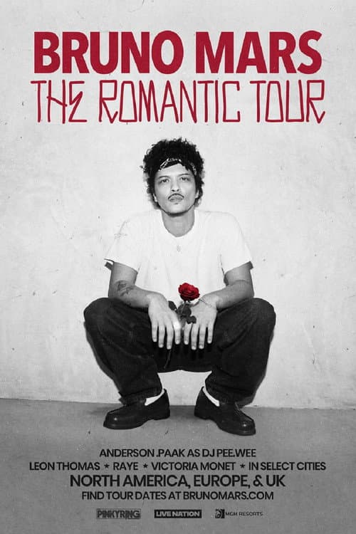 Bruno Mars: The romantic tour live