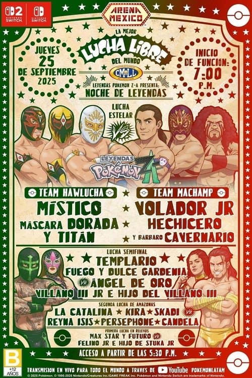CMLL x Pokémon Legends: Z-A