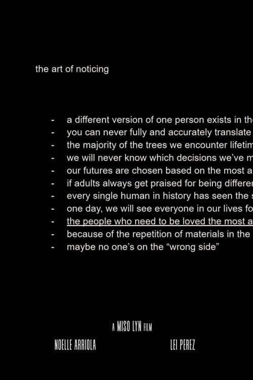 The Art of Noticing