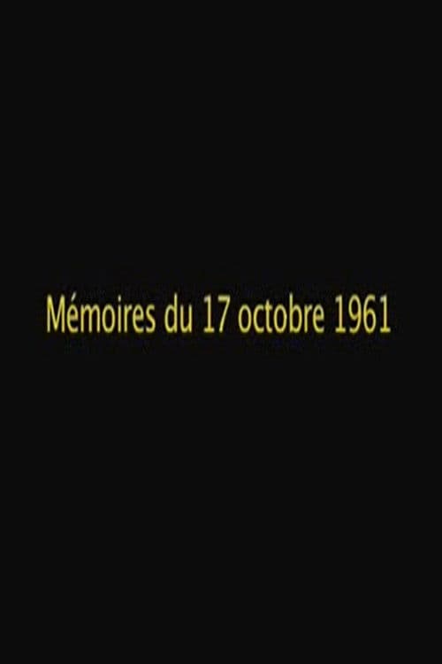 Mémoires du 17 octobre 1961