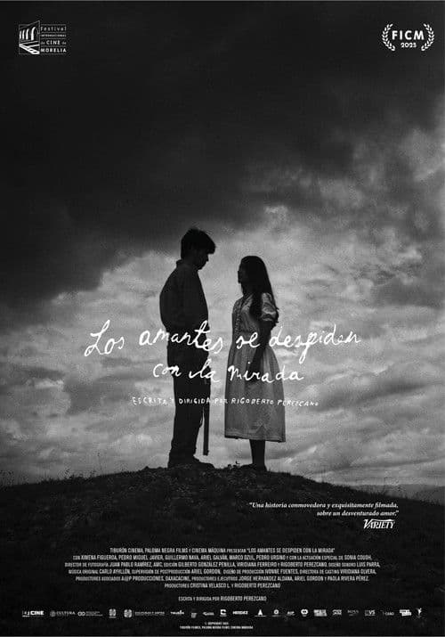 Los amantes se despiden con la mirada