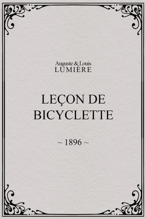 Leçon de bicyclette