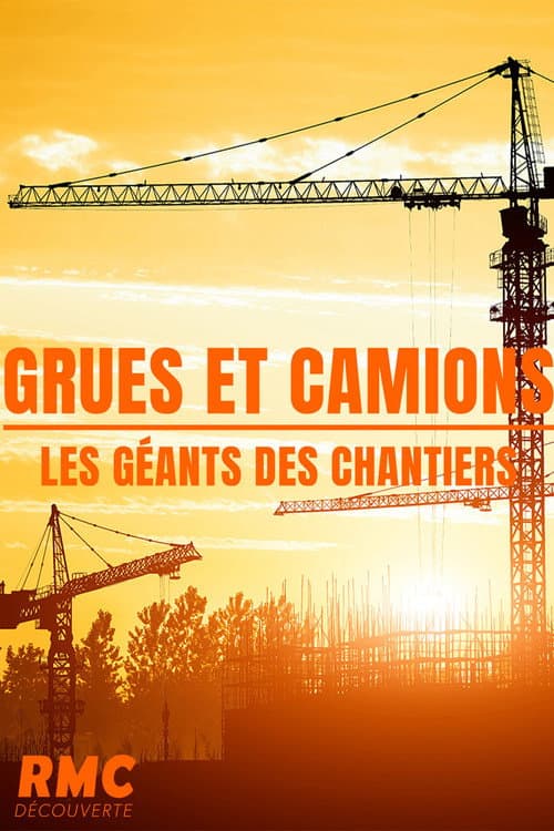 Grues et camions, géants des chantiers