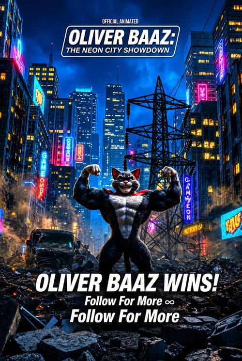 OLIVER BAAZ: THE NEON CITY SHOWDOWN | Official Animated Short Film