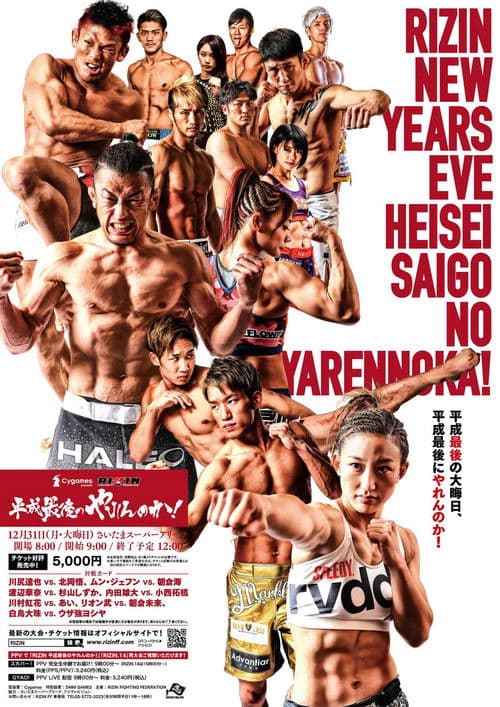 Cygames presents RIZIN 平成最後のやれんのか！